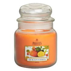 Price's Candles Svíčka ve skleněné dóze Price´s Candles, Sicilské citrusy, 411 g