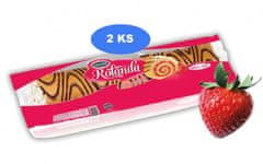 Rolanda swiss roll Strawberry 300g (2 ks) 