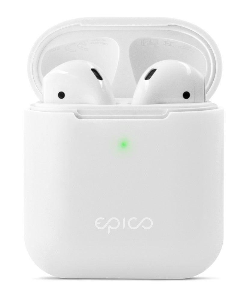 EPICO Silikonové pouzdro pro AirPods Gen 2, bílá w (9911101100003)