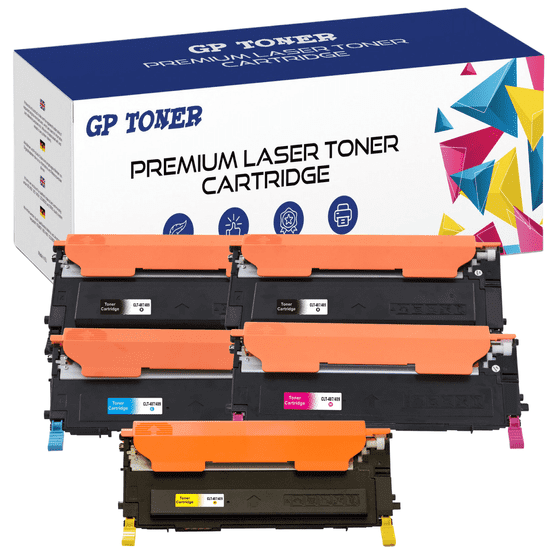 GP TONER 5x Kompatiblní toner pro Samsung CLT-4072S/4092S CLP-310 CLP-315 CLX-3170FN CLP-325 CLX-3185W sada