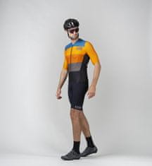 Kenny cyklo dres ESCAPE 22 Summer černo-žluto-modro-oranžovo-šedý S