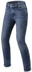 REV´IT! kalhoty jeans VICTORIA SF Long dámské medium modré 30