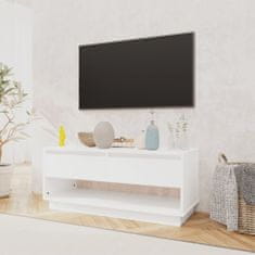 Vidaxl TV stolek bílý 102 x 41 x 44 cm dřevotříska