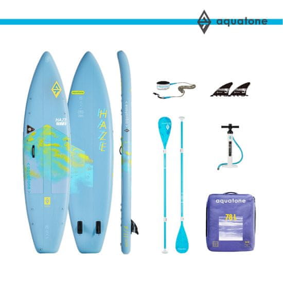 AQUATONE Haze 11'4" – 2022 nafukovací paddleboard + dárek lodní pytel EG Expedition 2.0 - 20L