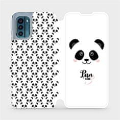 Mobiwear Flip pouzdro na mobil Nokia G21 / Nokia G11 - M030P Panda Amálka