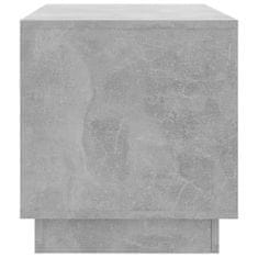 Greatstore TV stolek betonově šedý 102 x 41 x 44 cm dřevotříska