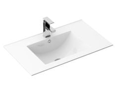 BPS-koupelny Zápustné keramické umyvadlo REA DAFNE 61,5x46,5 cm bílé