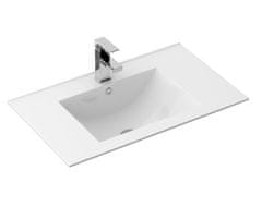 BPS-koupelny Zápustné keramické umyvadlo REA DAFNE 71,5x46,5 cm bílé