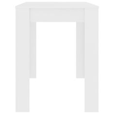 Vidaxl Jídelní stůl bílý 120 x 60 x 76 cm kompozitní dřevo
