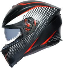 AGV přilba K-5 S Thunder černo-bílo-červená XL