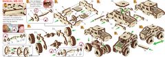 Wooden city 3D puzzle Superfast Monster Truck č.2