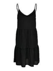 Jacqueline de Yong Dámské šaty JDYPIPER Regular Fit 15257312 Black (Velikost 44)
