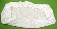 Kaarsgaren Nepropustné prostěradlo 80x200cm bílé froté bavlna