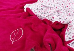 Kaarsgaren Dětská deka vínová list Wellsoft bavlna
