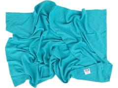 Kaarsgaren Letní deka 70x100cm z bio-bavlny tyrkysová