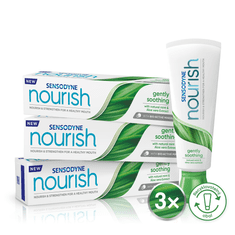  Nourish Gently Soothing zubní pasta 3x75ml