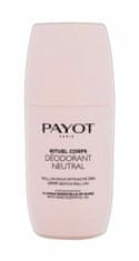 Payot 75ml rituel corps déodorant neutral 24hr gentle