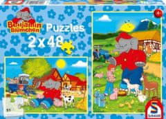 Schmidt Puzzle Benjamin Kvítko: Farma 2x48 dílků