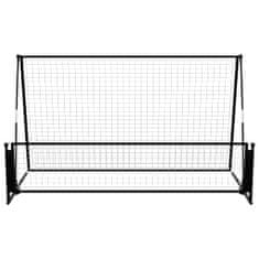 Vidaxl Fotbalový rebounder 2 v 1 202 x 104 x 120 cm ocel