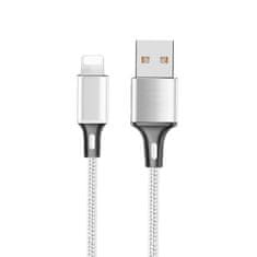 MG kabel USB / Lightning 2.4A 2m, bílý