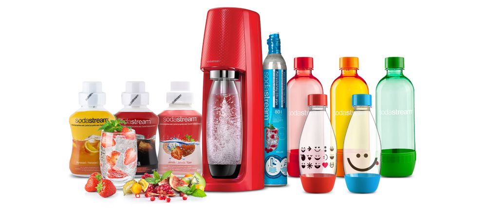 SodaStream SPIRIT RED FAMILY PACK - zánovní