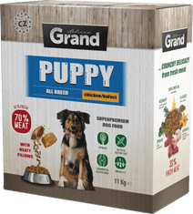 GRAND Deluxe Puppy Granule kuřecí 11 kg