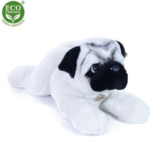 Rappa Plyšový pes mops 58 cm ECO-FRIENDLY