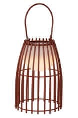 LUCIDE  Fjari Rust Brown stolní venkovní LED lampa IP44