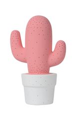 LUCIDE  CACTUS Pink stolní lampa