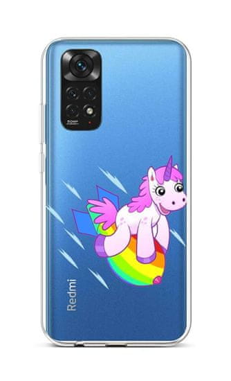 TopQ Kryt Xiaomi Redmi Note 11 silikon Flying Unicorn 71908