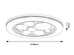 Rabalux Rabalux stropní svítidlo Lagertha LED 36W 2012