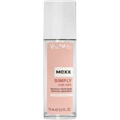 Mexx Simply For Her - deodorant s rozprašovačem 75 ml