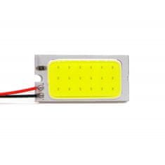 motoLEDy 40x20 LED COB panel 12V W5W, C5W, C10W, BA9S, T10, SV8.5, T4W 350lm bílá 