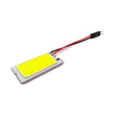 motoLEDy 40x20 LED COB panel 12V W5W, C5W, C10W, BA9S, T10, SV8.5, T4W 350lm bílá 