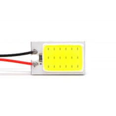 motoLEDy 26x16 COB LED panel 12V W5W, C5W, C10W, BA9S, T10, SV8.5, T4W 350lm bílá 