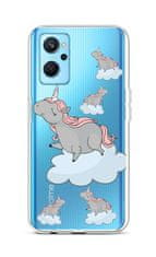 TopQ Kryt Realme 9i silikon Grey Unicorns 73039