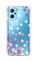 TopQ Kryt Realme 9i silikon Pink Blossom 72974