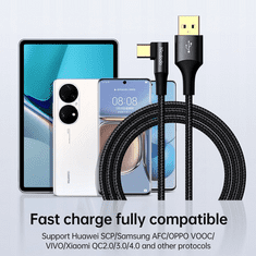 Mcdodo Telefonní kabel Mcdodo, USB - USB typ C, 1,8 m černý CA-1221