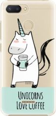 PADU Plastové pouzdro iSaprio - Unicorns Love Coffee - Xiaomi Redmi 6