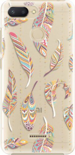 PADU Plastové pouzdro iSaprio - Feather pattern 02 - Xiaomi Redmi 6