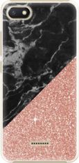 PADU Plastové pouzdro iSaprio - Rose and Black Marble - Xiaomi Redmi 6A