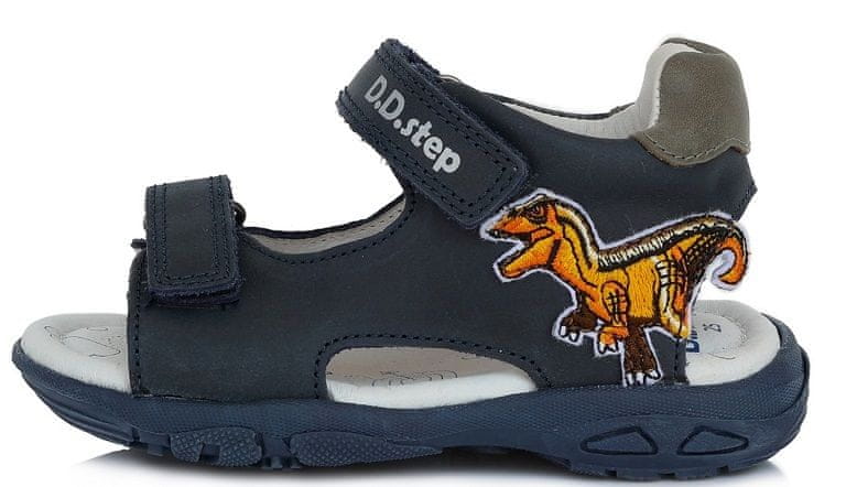 D-D-step chlapecké sandály JAC290-697 tmavě modrá 25