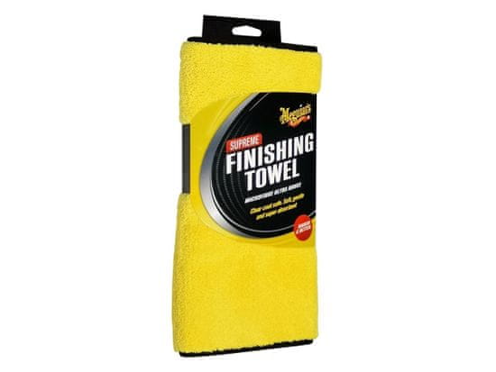 Meguiar's supreme Finishing Towel - extra hustá mikrovláknová utěrka, 30 cm x 50 cm, 1 050 g/m2