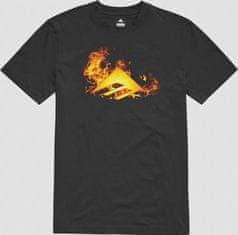 Triko ETNIES TRIANGLE BLAZE TEE - black