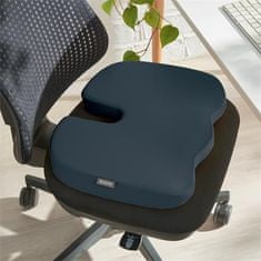 Leitz Podsedák "Ergo Cosy", sametová šedá, ergonomický, 52840089