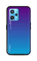 TopQ Kryt LUXURY Realme 9 Pro+ pevný duhový purpurový 73132