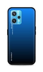 TopQ Kryt LUXURY Realme 9 Pro+ pevný duhový modrý 73127