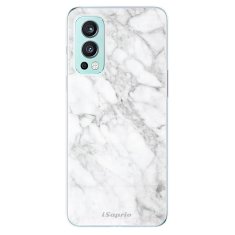 iSaprio Silikonové pouzdro - SilverMarble 14 pro OnePlus Nord 2 5G