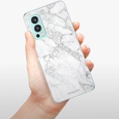 iSaprio Silikonové pouzdro - SilverMarble 14 pro OnePlus Nord 2 5G