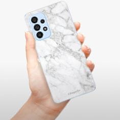 iSaprio Silikonové pouzdro - SilverMarble 14 pro Samsung Galaxy A73 5G